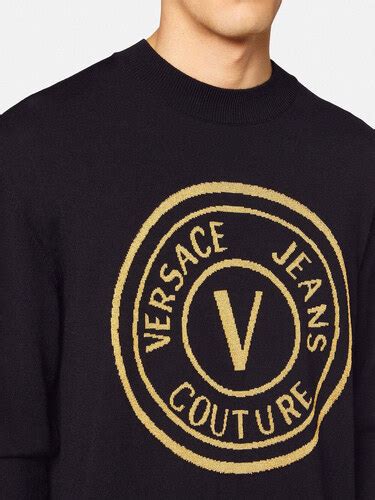 versace uomo maglione|Maglioni e cardigan da uomo Versace .